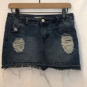 Denim skirt